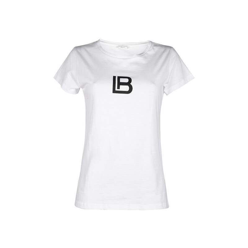 Laura Biagiotti T-shirt Donna In Cotone Manica Corta Bianco Taglia Xl