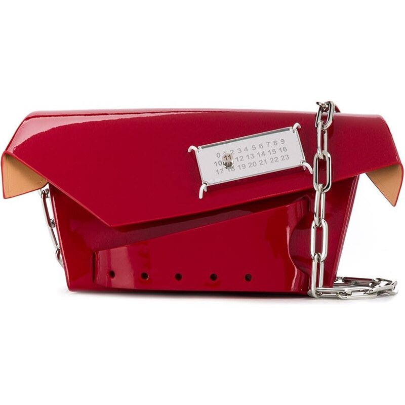 Maison Margiela Borsa Snatched piccola - Rosso - Stileo.it