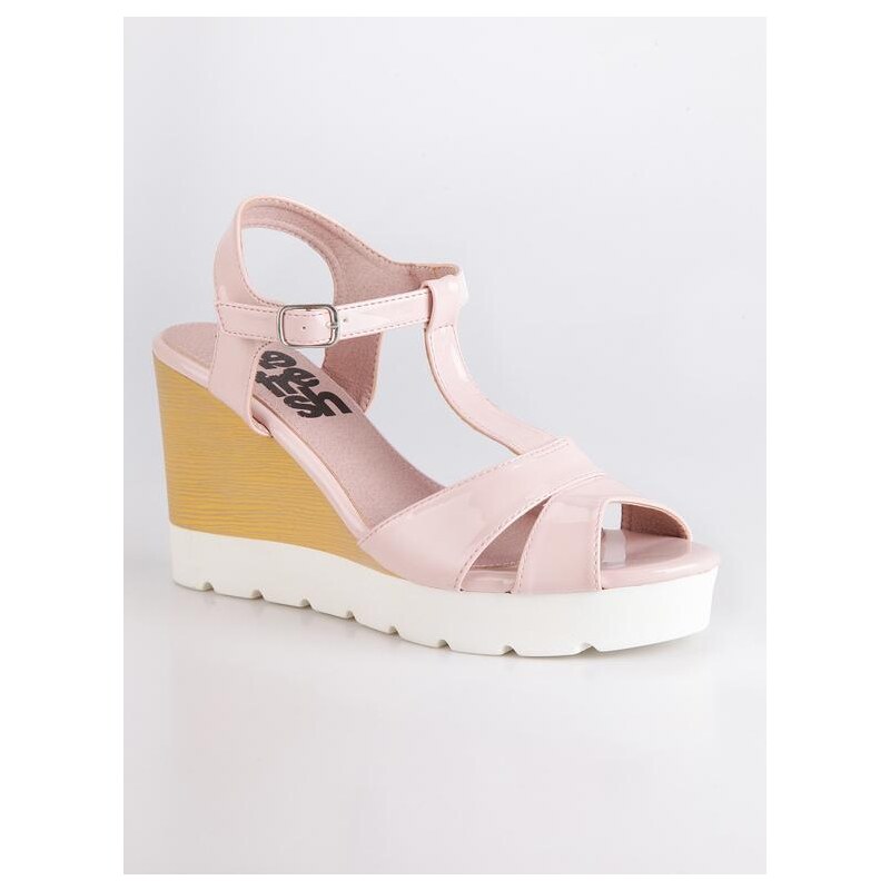 Sandali Con Zeppa Donna REFRESH 170770 - Espadrillas In Pelle Scamosciata Vegana, Zeppa 8 Cm In Iuta, Suola Antiscivolo, Cinturino Alla Caviglia Con Fibbia