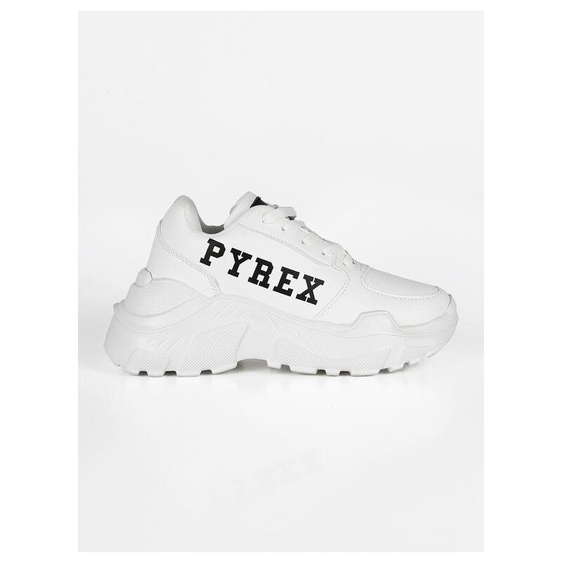Pyrex Sneakers Chunky Con Zeppa Donna Bianco Taglia 40