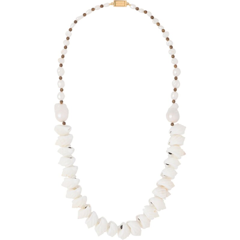 FAINCA Collana Donna Conchiglie, Ciondolo Stile BohéMien, Spiaggia Estiva Catenina, Gioielli da Surfista Alla Moda Adornare, Collana con Pendente per Ogni Occasione (Blu