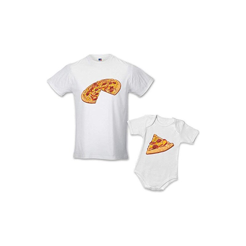 Coppia Di T Shirt Donna Bambino Festa Della Mamma Mommy Shark and Baby