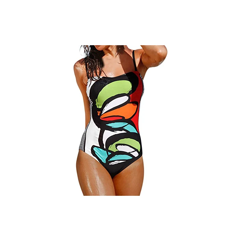 Sexy Monokini costume da bagno donna intero leopardato | Monokini