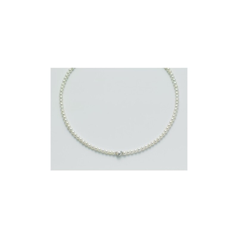 Collana di perle Yukiko in oro bianco pcl1835y