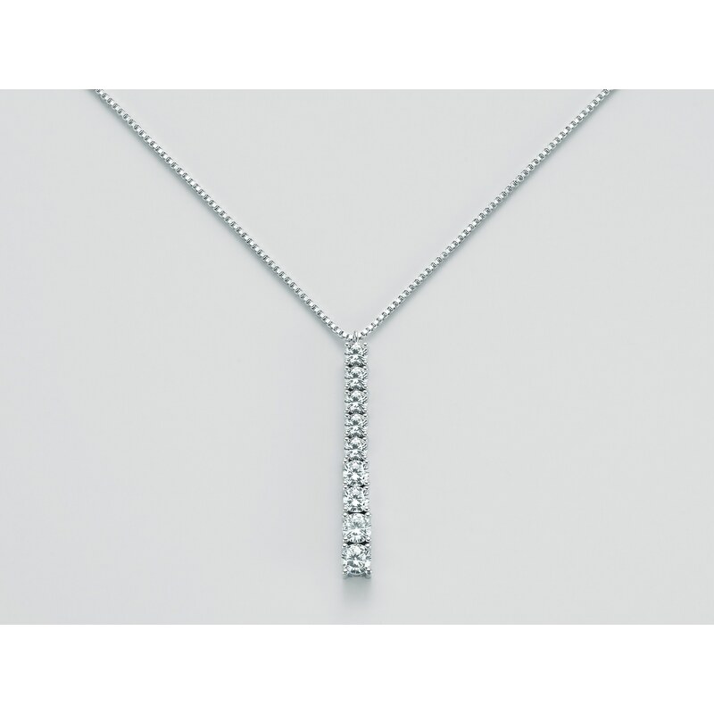 kiara gioielli punto luce kiara Collana donna Kiara collezione basik in ottone e zirconi KCLD3849B