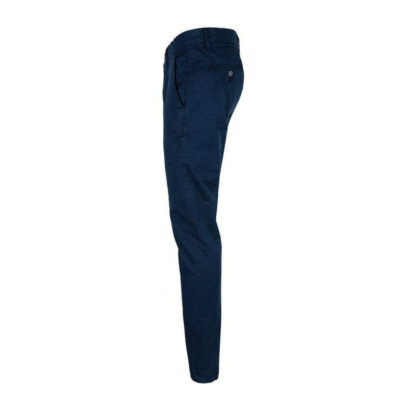 Baci & Abbracci Pantaloni In Cotone Slim Fit Casual Uomo Blu Taglia 46