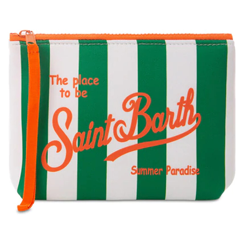 Mc2 Saint Barth Pochette Aline In Scuba Con Stampa Bandanna Rosa ALIN001/02639L