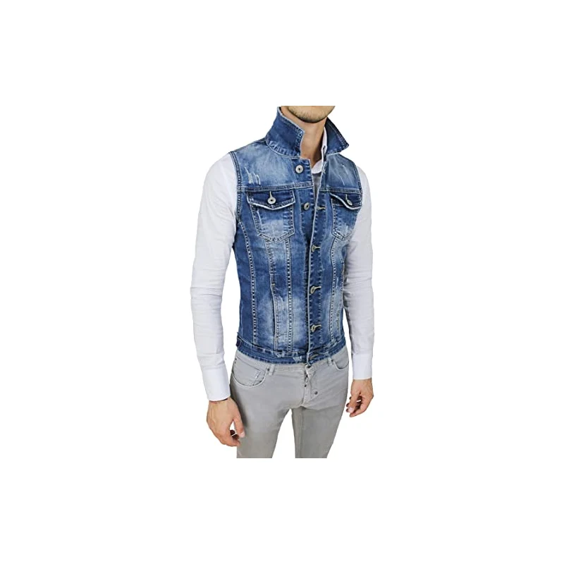 CALVIN KLEIN GIUBBOTTO IN JEANS UOMO BLU CALVIN KLEIN GIUBBOTTO IN JEANS UOMO BLU