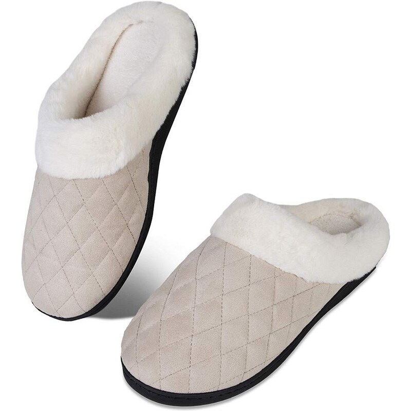 WateLves Pantofole Invernali da Uomo e da Donna morbide e comode Pantofole  in Cotone Memory Pantofole Antiscivolo per la casa Indoor