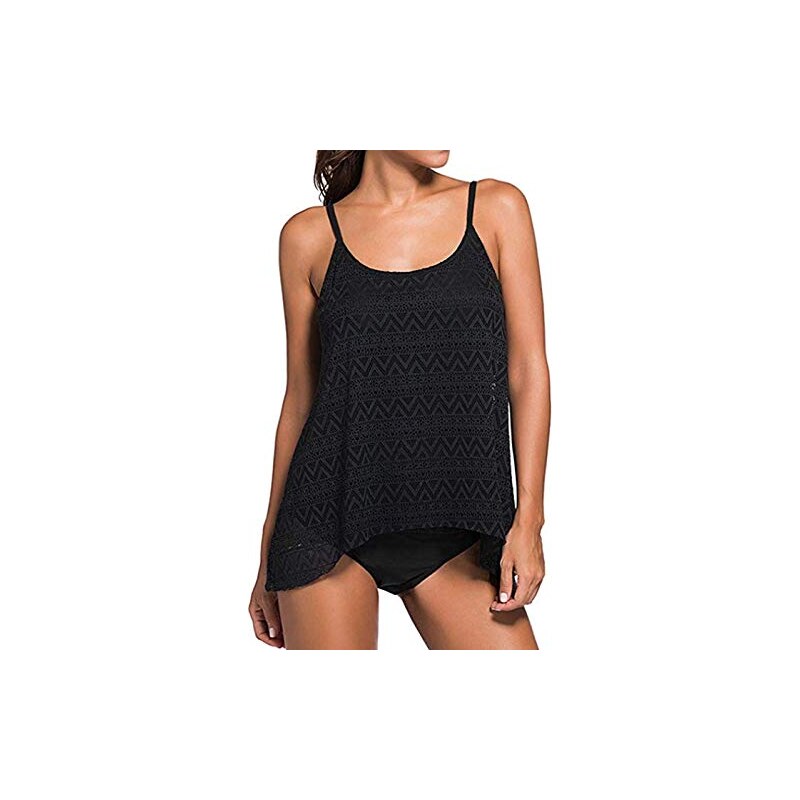 Top Tankini Octopus Push-up - Dos Nu Ou Bandeau - Bonnets A-C Amovibles - 80% Polyamide 20% élasthanne
