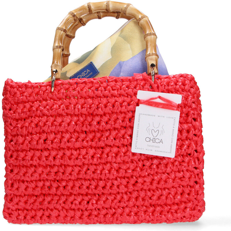 Zeppe Sandali Donna con Strass e Zeppa in Rafia Intrecciata Cuoio - Calzature