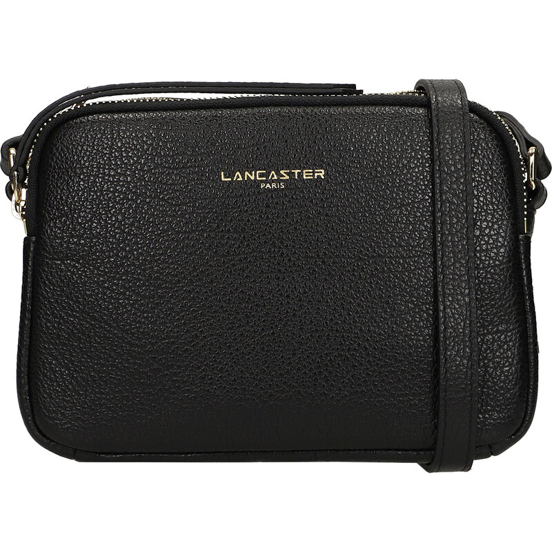 Borsa Da Jogging Lancaster In Pelle Pieno Fiore – 20x14x6 Cm, Con Tasche, Colore Nero - 3