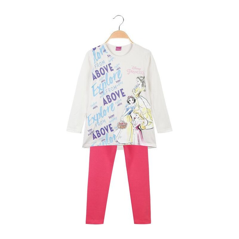 Set Bambina 2 Pezzi – Top Bianco Con Colletto Rosso E Gonna Jeans Grigia Con Orlo Ondulato, Perfetto Per L'Estate