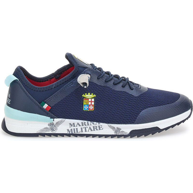 Scarpe verdi in pelle da uomo Aeronautica Militare S'portofino