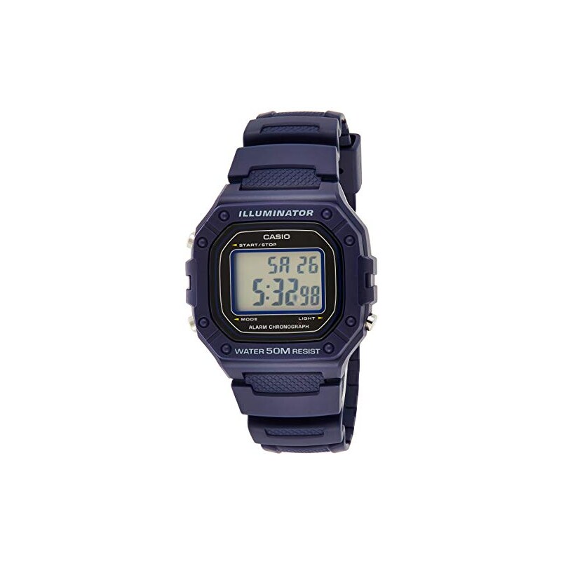 Casio Orologio Digitale Quarzo Uomo - Cinturino In Resina, Luce LED, Cronometro, Impermeabile 100m - 5