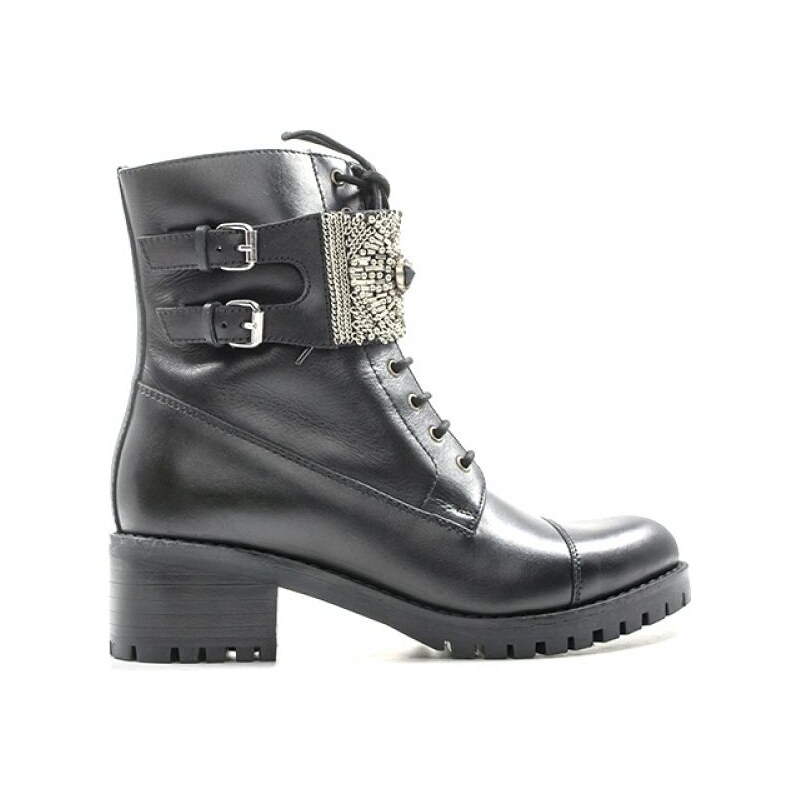 CAMILA Anfibi donna nero