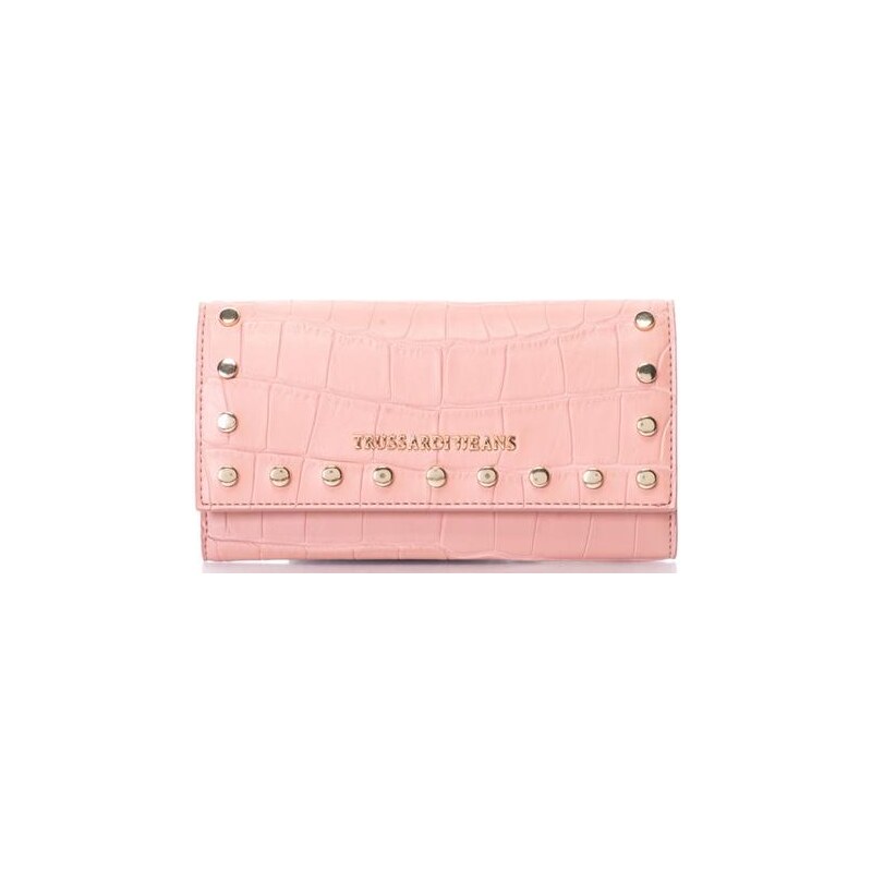 Trussardi Portafoglio  Jeans Linea ACACIA, stampa cocco sabbia 75w000659y099999.p010 donna