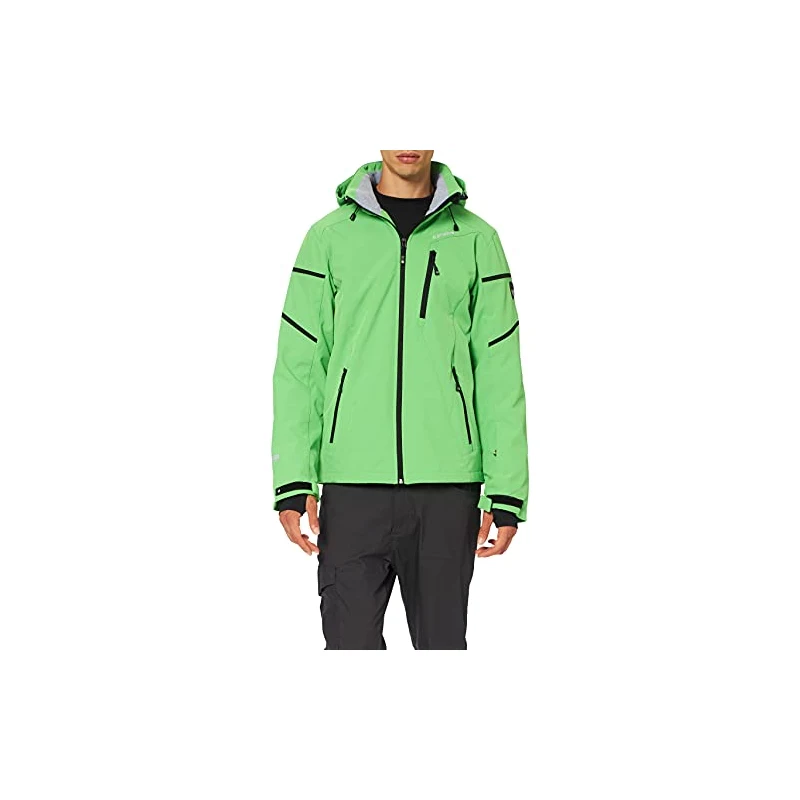 ICEPEAK GIACCA CON ZIP E CAPPUCCIO SOFTSHELL UOMO INVERNO 57970 682 990 BRIMFIE