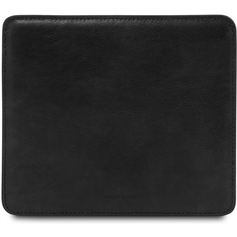 Tuscany Leather TL141891 Tappetino per mouse in pelle Nero