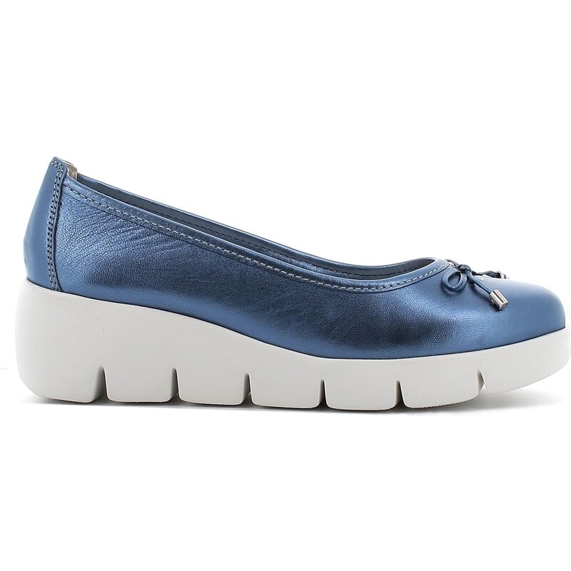 Soffice Sogno Ballerine in pelle scamosciata con zeppa 5cm