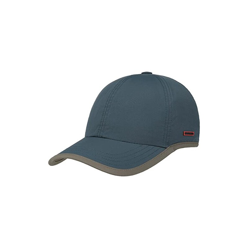 Stetson Ducor Sun Guard Fullcap Dames/Heren - katoenen cap fitted UV- bescherming met klep achterkant gesloten voor Lente/Zomer - XL (60-61 cm) donkerbeige