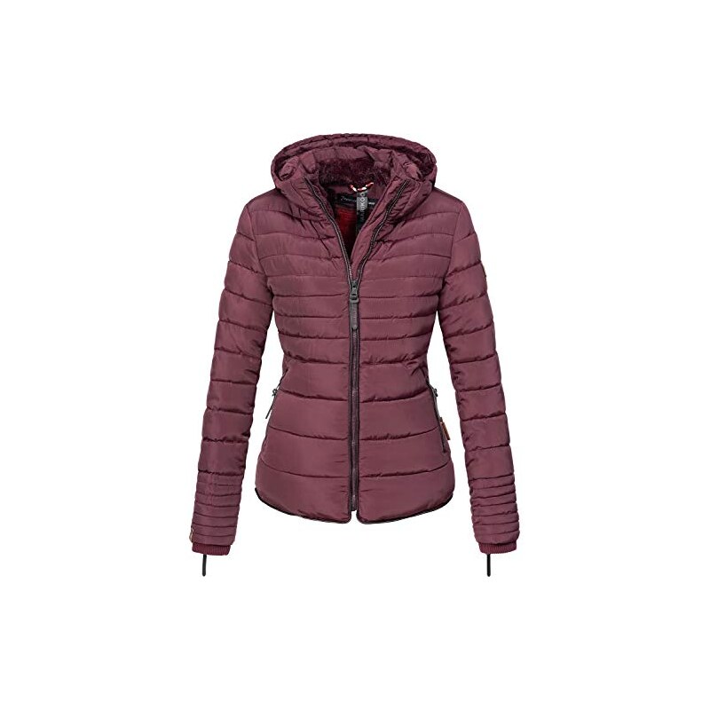 Marikoo Giacca Trapuntata Invernale da Donna Amber Rosso Vinaccia XL