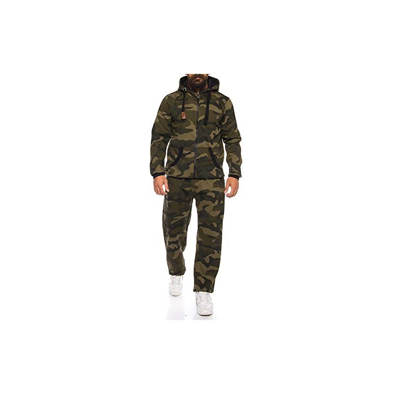 Finchman Finchsuit Tuta da jogging da uomo FMJS135 Verde