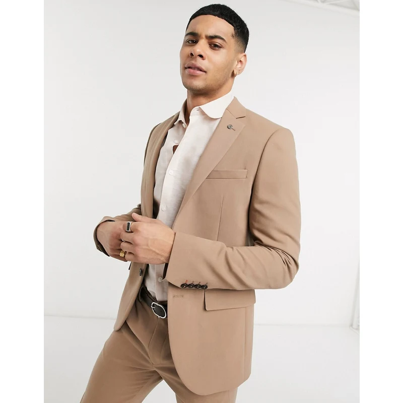 Avail London Giacca da abito skinny color Uomo