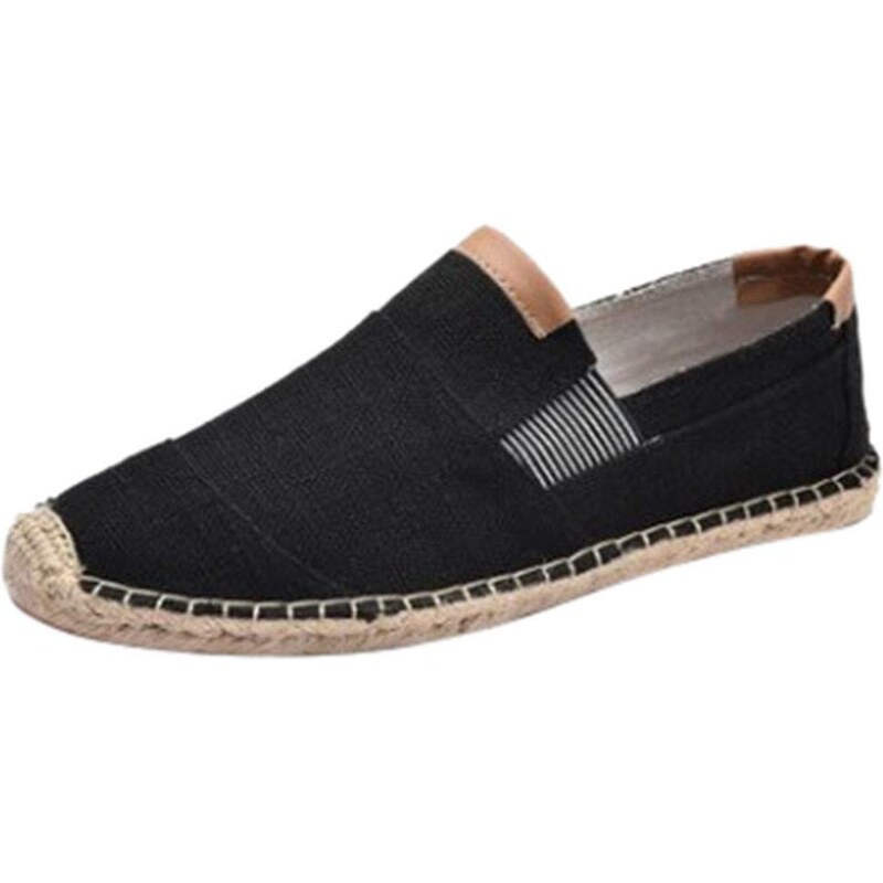Mocassini Uomo Eleganti In Ecopelle - Scarpe Espadrillas Casual Estive Comode - Foto 4