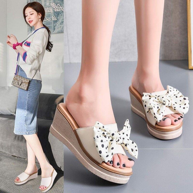 BioLine Ciabatta Donna con Zeppa - Pantofola Store