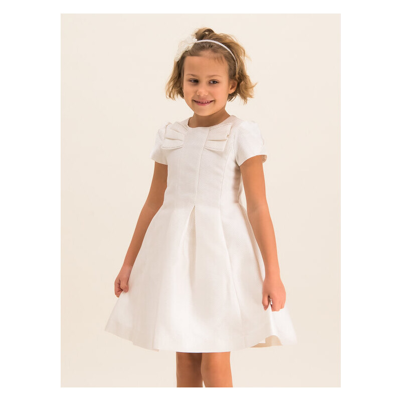Mayoral Vestito elegante 4919 Bianco Regular Bambina