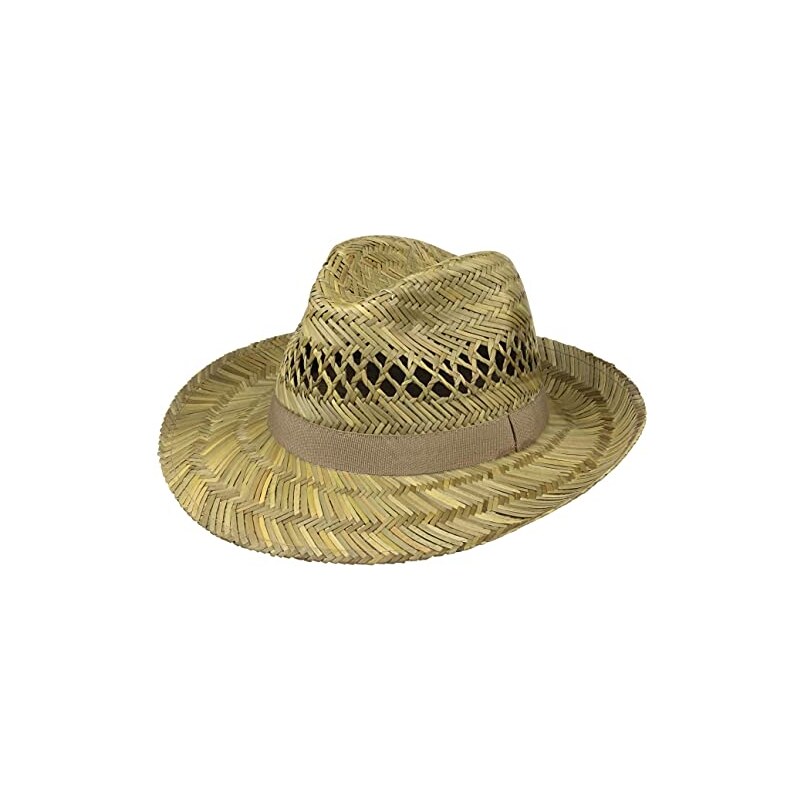 LIPODO Farmer Cappello di Paglia da Uomo - Cappello da Sole in 100% Paglia - Cappello da Spiaggia nelle Taglie M (56-Medium) - Made in Italy - Cappello Estivo con Cordoncino Marrone LIPODO Farmer Cappello di Paglia da Uomo - Cappello da Sole in 100% Paglia - Cappello da Spiaggia nelle Taglie M (56-Medium) - Made in Italy - Cappello Estivo con Cordoncino Marrone