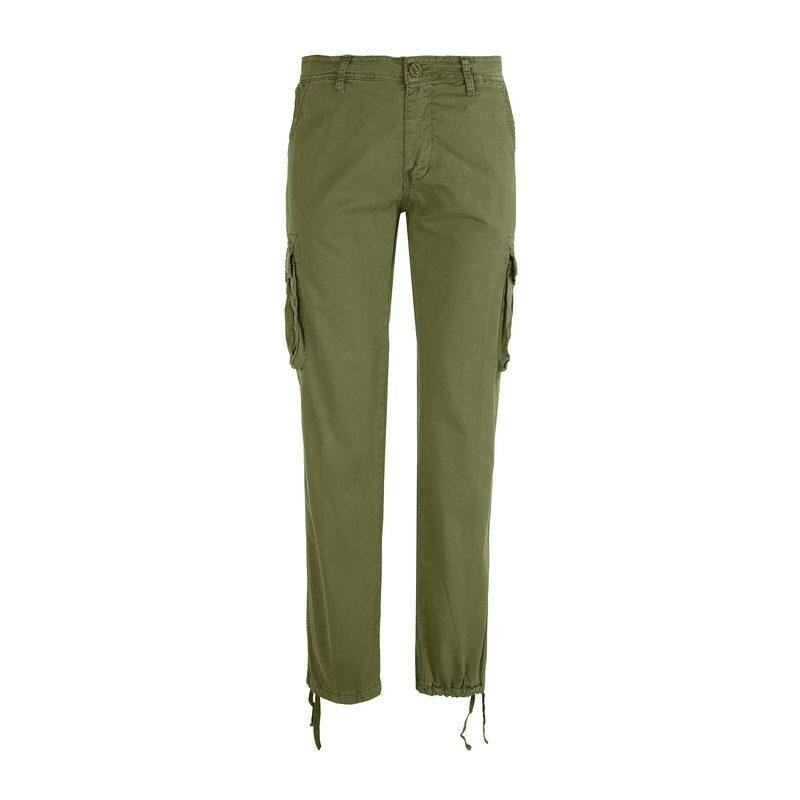 D.N.D Jeans Wear Pantaloni Cargo Da Uomo Taglie Grandi Casual Verde Taglia 60