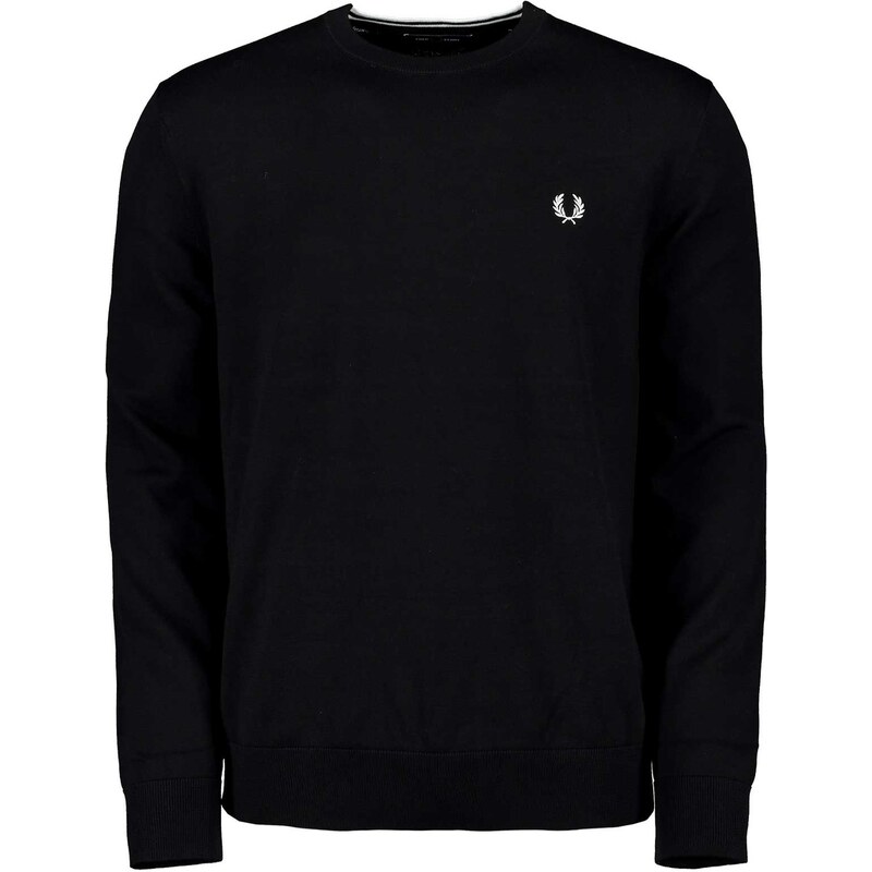 FRED PERRY MAGLIONE GIROCOLLO IN LANA E COTONE