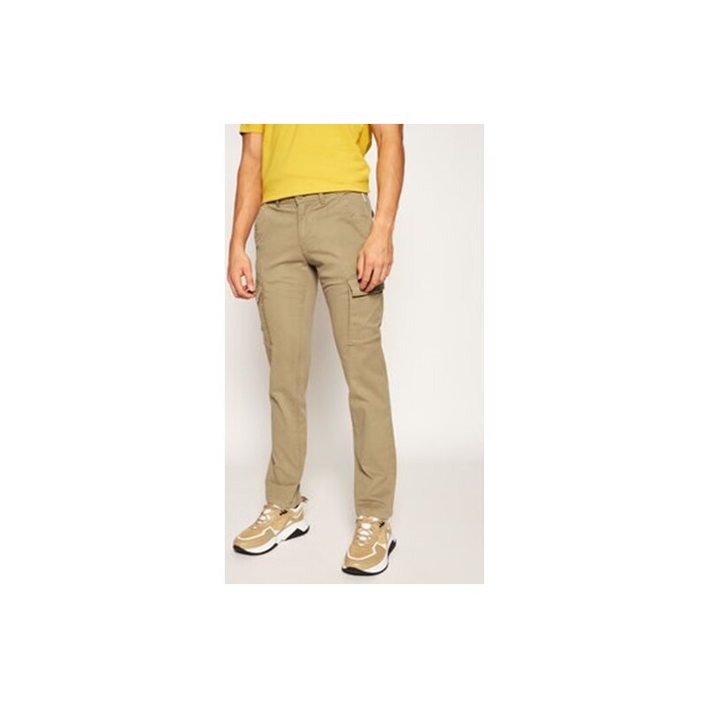 Napapijri pantalone cargo moto beige