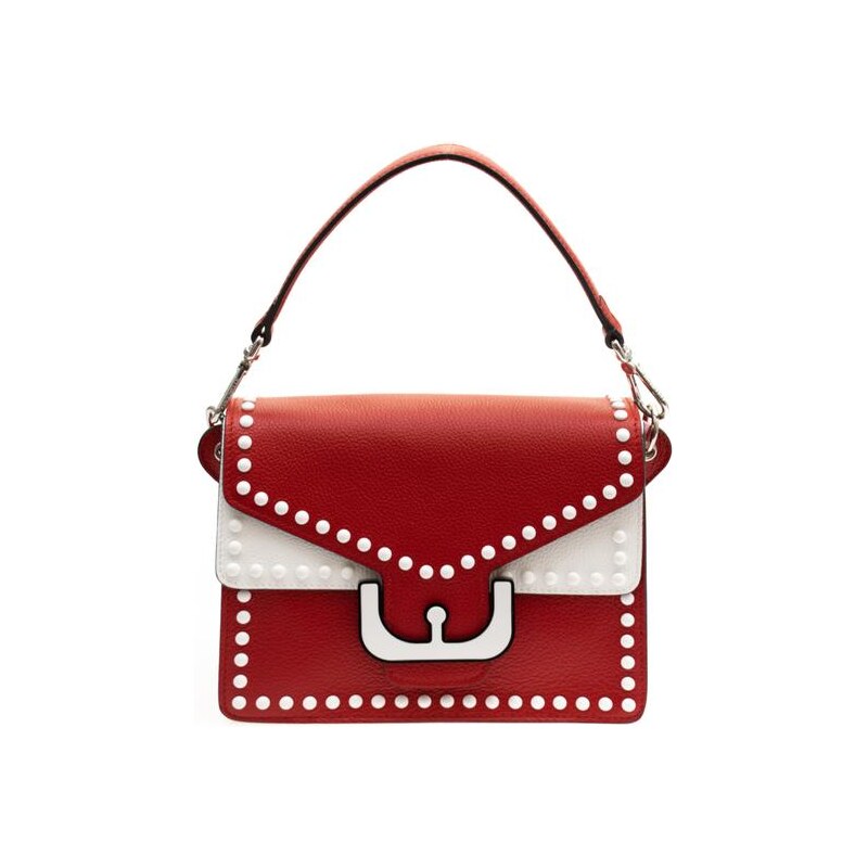 Coccinelle AMBRINE GRAPHIC STUDS Mini Bag multifunzione rosso