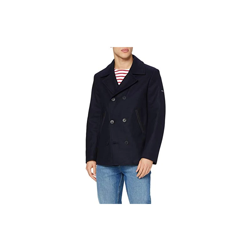 Armor Lux Caban Bicolore Fort Cigogne Homme Cappotto