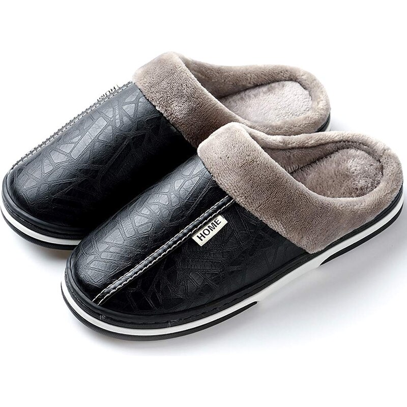 Asifn Donna Casa Pantofole Uomo Antiscivolo Peluche Scarpe Inverno