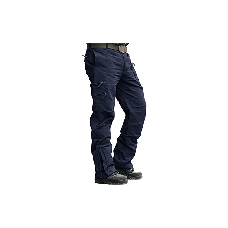 Pantaloni cargo da uomo, impermeabili, da combattimento, elasticizzati