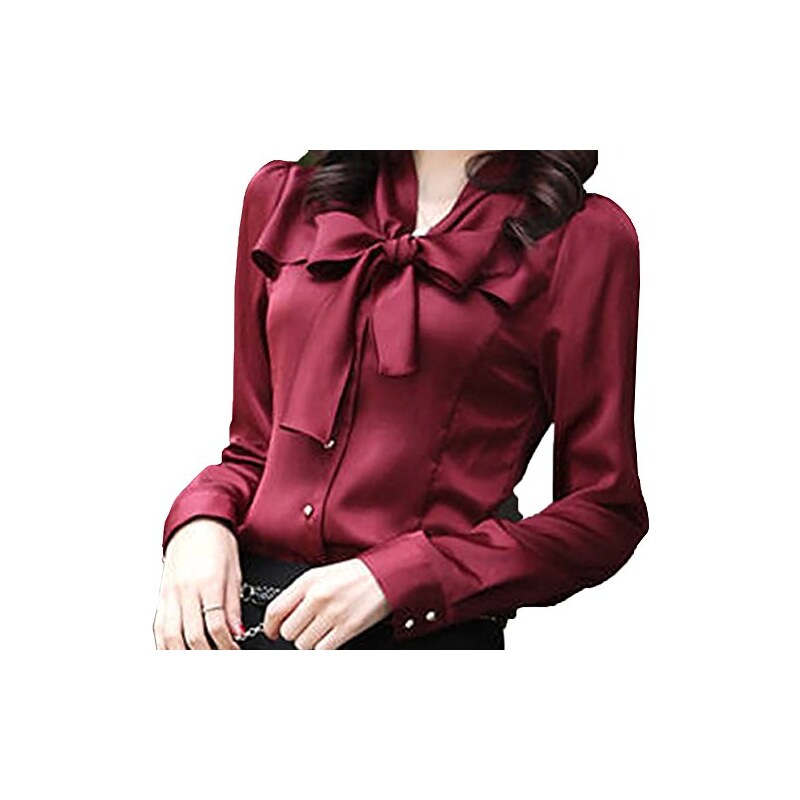 Maglia da donna a maniche lunghe, in pizzo, motivo floreale, trasparente, a maniche lunghe, aderente, maglietta a maniche lunghe, Nero , S