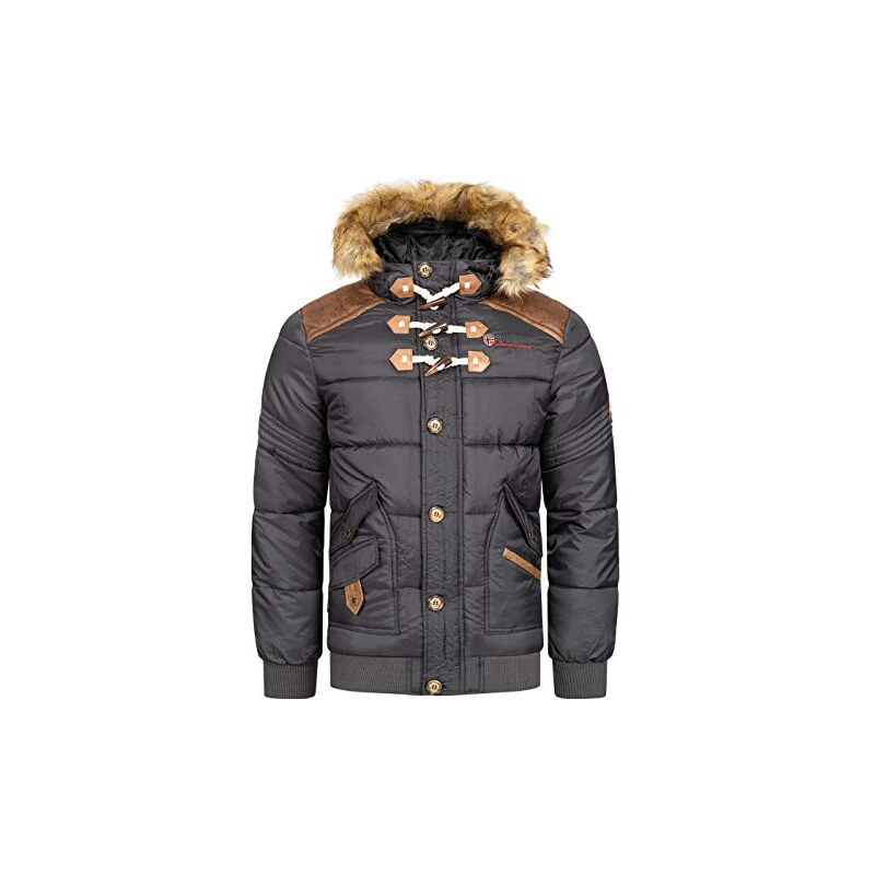 Geographical Norway - Giacca Invernale da uomo, trapuntata, Parka