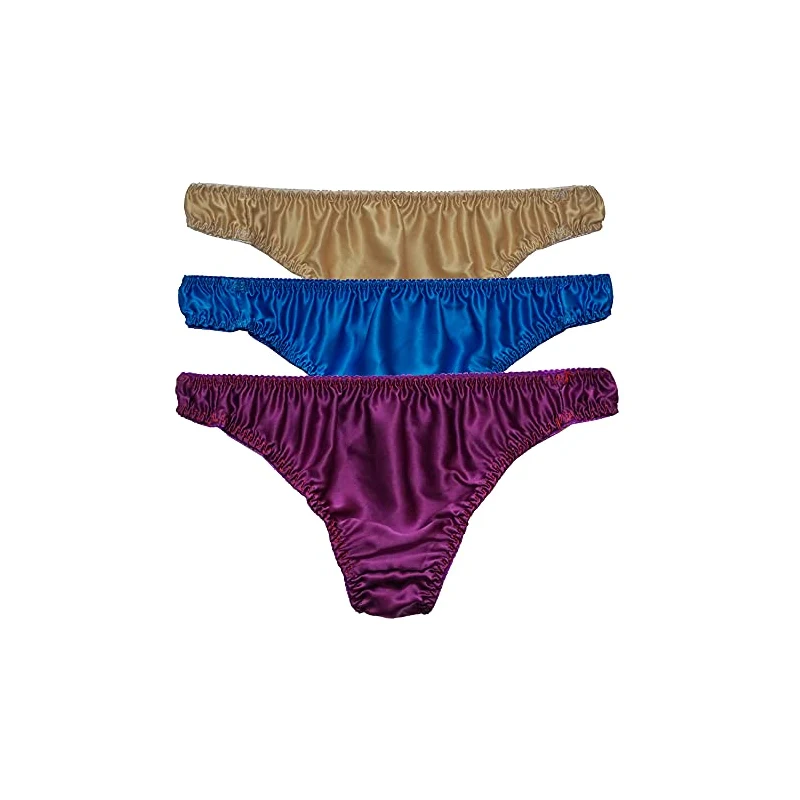 Perizoma Donna In Seta Di Gelso Rosso | Lsharon Intimo Sexy Morbido E Aderente - 5