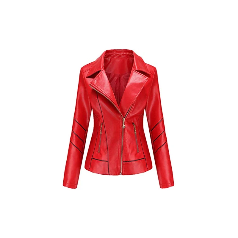 Giacca In Ecopelle Donna - Stile Biker Slim Fit, Elegante E Moderna - Foto 2
