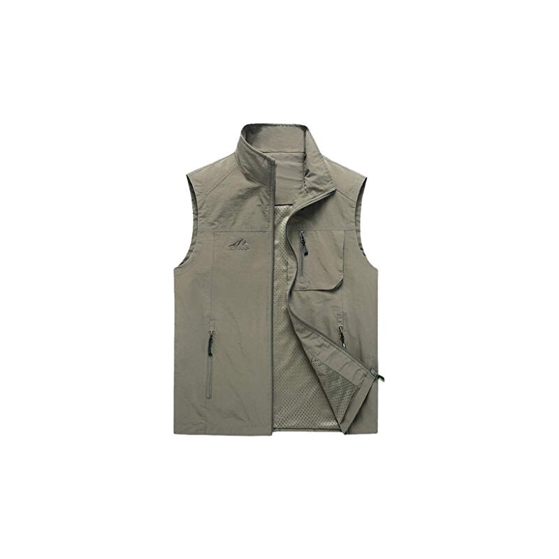 Gilet Multitasca Uomo Casual Cargo – Giacca Da Pesca E Safari – Colori Militari - Foto 2