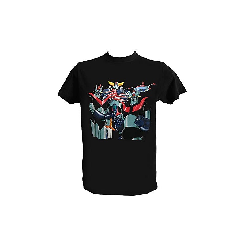 GREAT Maglietta Uomo Robot Goldrake UFO - Cartoon Anni 80 Anime - 100% Cotone, Vestibilità Classica, Stampata Professionalmente. Perfetta Per I Fan Dei Vecchi Cartoni!