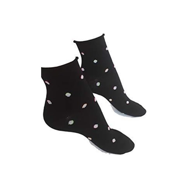 Calze Bambu Donna Calzini Per Diabetici Uomo ARG 6 Paia Di Calzini Da Donna In Cotone Non Elastico, Vestibilità Calzini Donna Colorati Stivali Gomma Donna - Foto 2