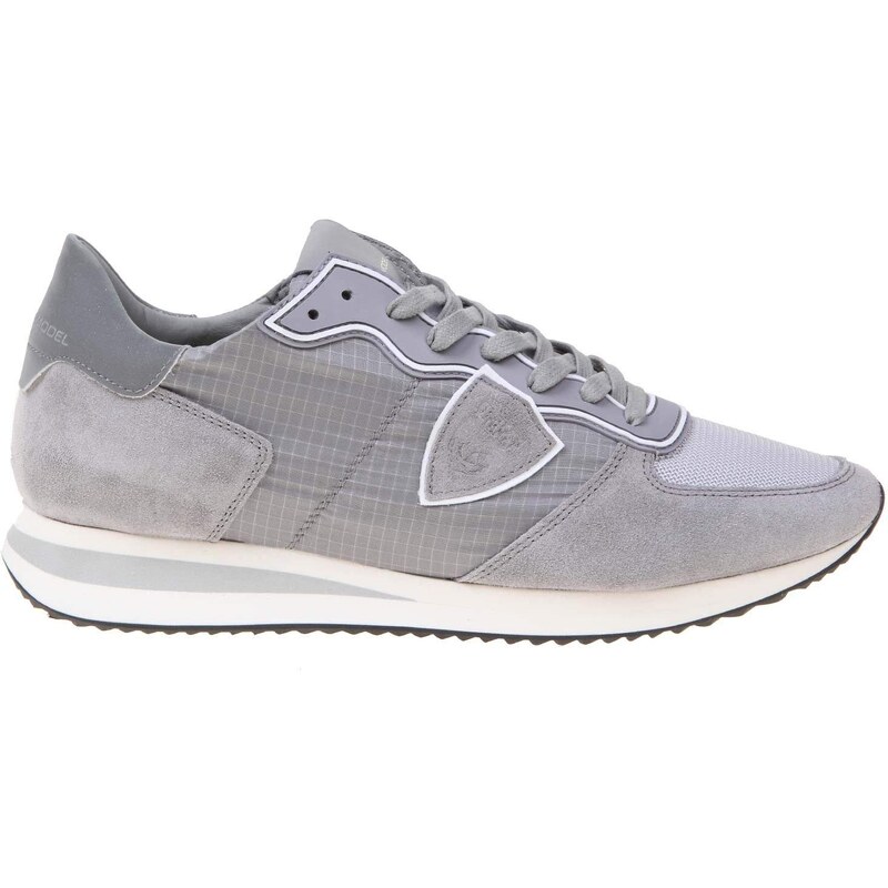 Philippe Model Luxury Fashion Uomo TZLUWB12 Grigio Camoscio Sneakers Primavera Estate 21 Stileo