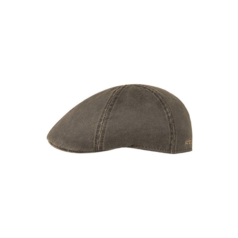 Stetson Coppola Hatteras Denim Sustainable Uomo - Made in The EU Berretto Newsboy con Visiera, Fodera Inverno Autunno/Inverno - M (56-57 cm) Denim