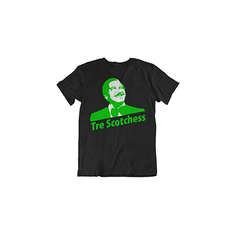 WALLSHIRT T-Shirt Uomo Fantozzi Calboni Tre Scotches - Nero - XL