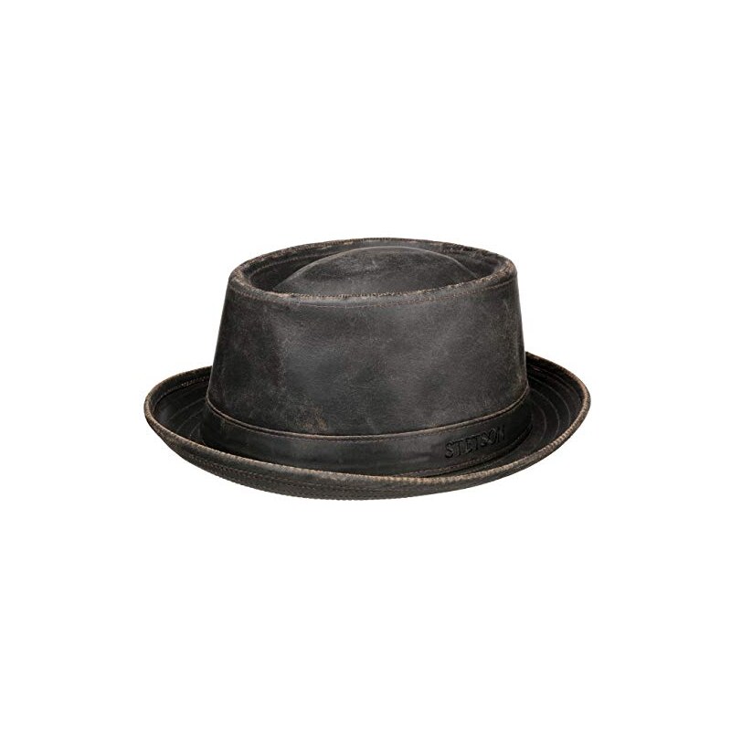 Cappello Stetson Pork Pie - Fedora In Cotone Impermeabile, Unisex - Foto 8